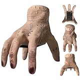 IBQ Horror Electronic Oversized Walking Hand with Spooky Music for Addams Costume Goth Family Cosplay Halloween Props Outfit Gifts BQ057