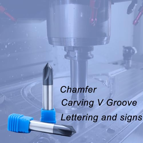Jianxing YZ-DJ-4F-38-90 3/8 Inch Carbide Chamfer End Mill thumb #5