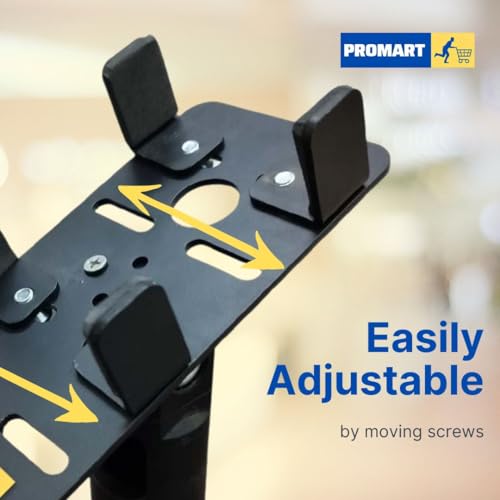 Image of PROMART EDC | POS Machine Rotatable and Adjustable POS Display Stand Cashier Counter Credit Card Machine Display Stand (Black)