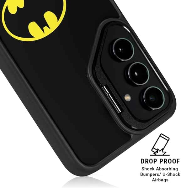 Skinit Kickstand Phone Case Compatible with Galaxy S25 Ultra - Officially Licensed DC Comics Batman Movie 1989 Logo Design