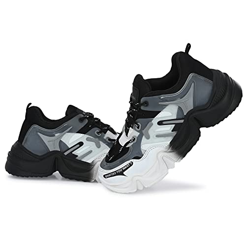 Image of ROWLANS Women's Synthetic Leather Comfortable /Running Lace-Ups Sports Shoes