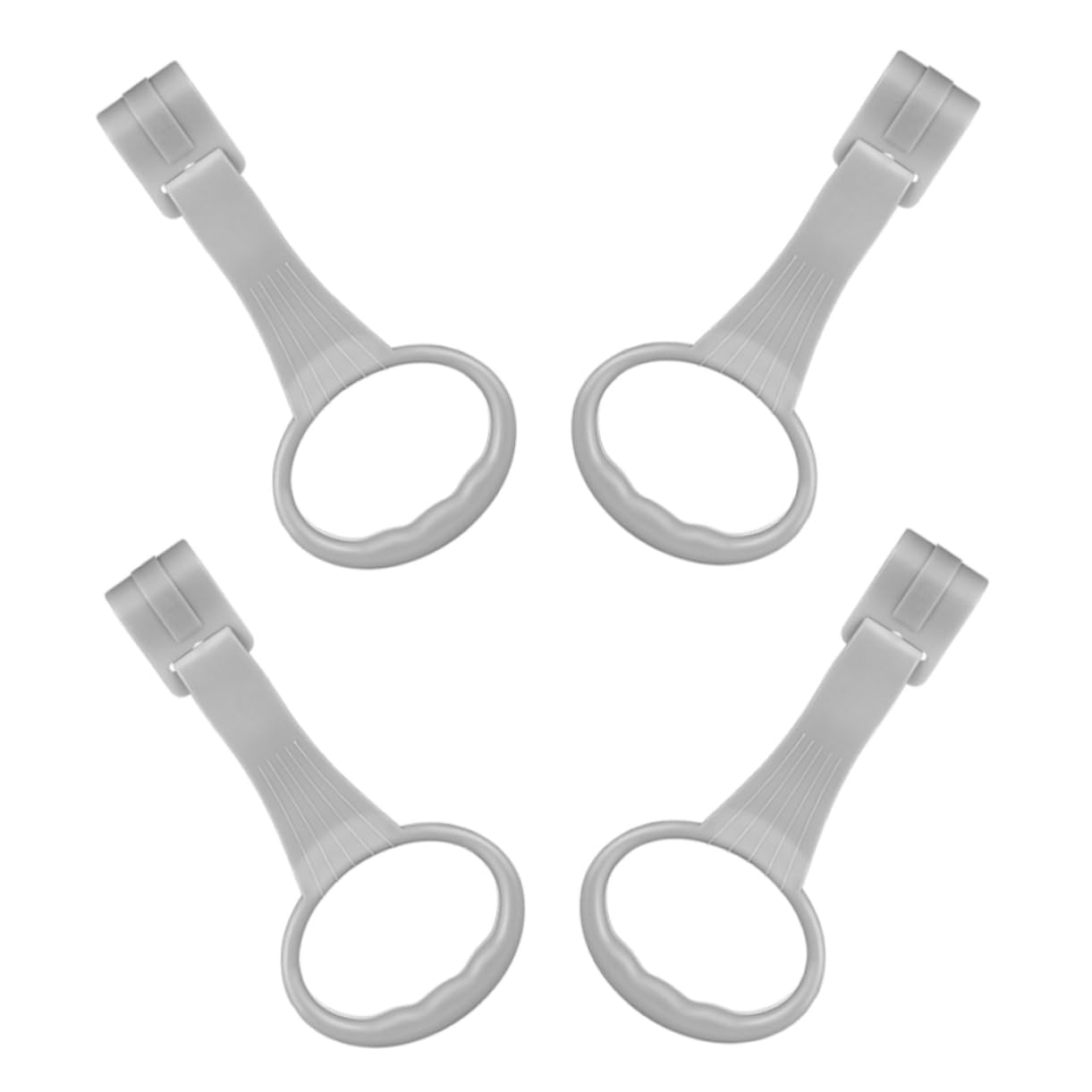 BESPORTBLE Baby Pull up Rings Set 4pcs Exercise Ring for Baby Bed Baby Playards Pull up Rings Straps Children Walking Training Tool