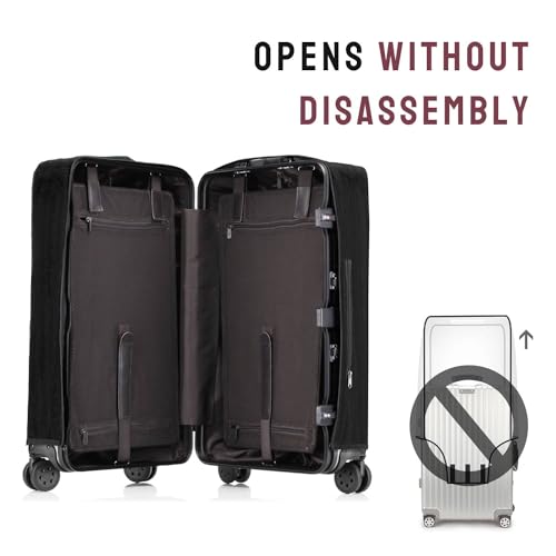 20 24 28 Inch Three Piece Set Transparent No Disassembly Luggage Cover Protector (Excludes Luggage)4
