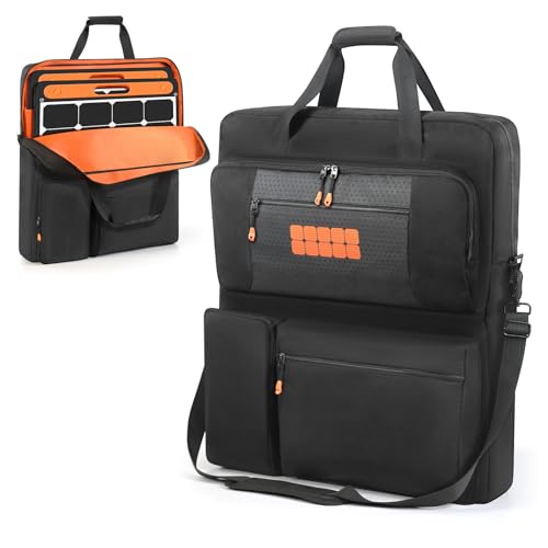 Solar Panel Carrying Case Compatible with Jackery SolarSaga 100W 200W / Anker 100W 200W / Ecoflow...