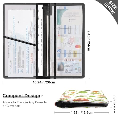 Organizador para auto en cuero miniatura 3