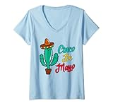 Photo Gallery donna cinco de mayo hippie messicano cactus viva messico 5 de mayo maglietta con collo a v Photo Gallery donna cinco de mayo hippie messicano cactus viva messico 5 de mayo maglietta con collo a v