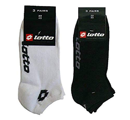 Lotto lot de 9 paires de socquettes courtes blanche 39/42