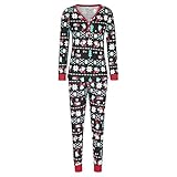 Ganfancp Matching Family Pjs Sets for Women Men Christmas Boys Girls 2022 Merry Christmas Top+Pants Sets Homewear Nightwear