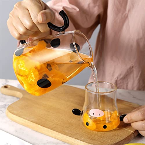 Taza de café reutilizable Vaso de vidrio, gran capacidad for vacas Taza de café con tapa, taza, cacao caliente tazas… - Imagen 5