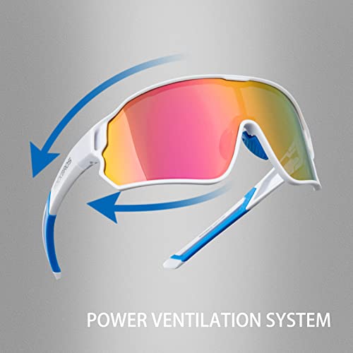 Image of ROCKBROS Polarized Sunglasses UV Protection for Women Men Cycling Sunglasses