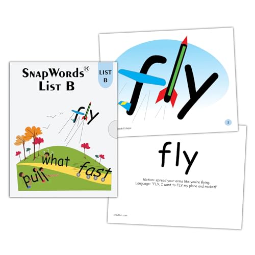 SnapWords® List B Teaching Cards | Multisensory | Kinesthetic |