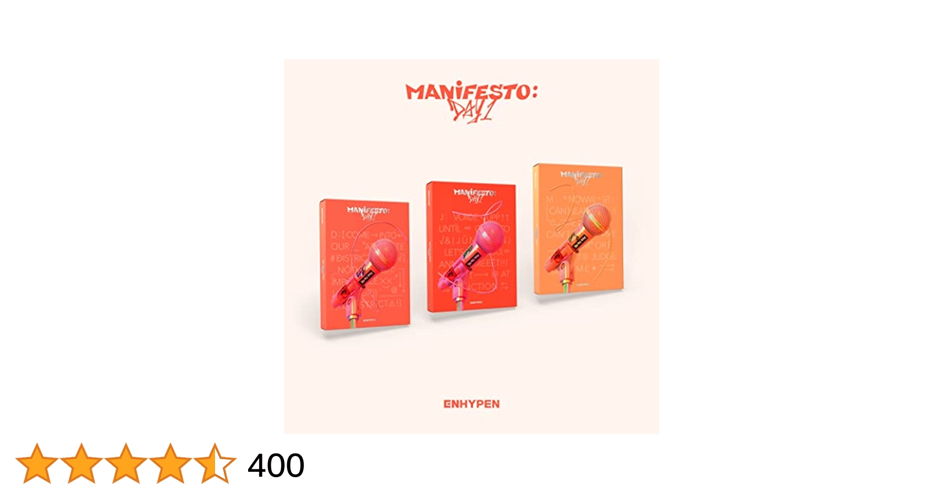 Amazon.co.jp: ENHYPEN 3rd ミニアルバム - MANIFESTO : DAY 1