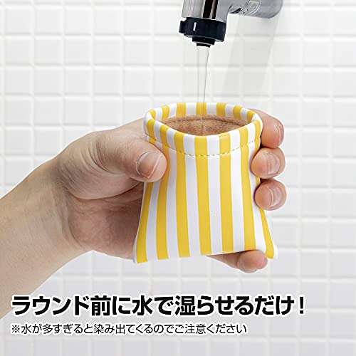 ダイヤゴルフ(DAIYA GOLF) ボールクリーナー ボールワイパー ネイビードット AS-146 4枚目