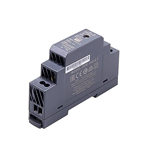 Mean Well DIN ���[�� DC-DC �R���o�[�^�[ DDR-15G ���� 9-36V DC ���� 3.3V DC 3.5A 11.6W �d���R���o�[�^�[ (12V/24VDC����3.3Vdc)