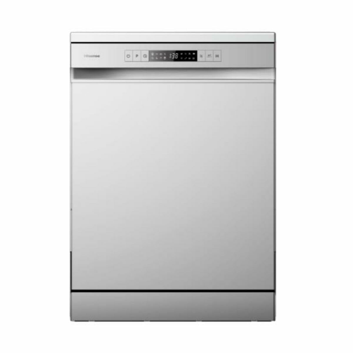 Hisense HS622E10X Lave-​vaisselle, capacité 13 services, 60 cm, programme ECO, silencieux, 2, filtre autonettoyant, compteur numérique