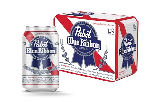 Pabst Blue Ribbon 缶 [ ラガータイプ アメリカ 355ml×12本 ]のサムネイル
