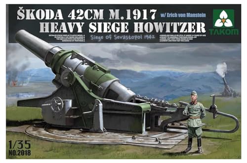Skoda m.1917 Heavy Victoires Howitzer 42 cm TAKOM 2018 coffret complet