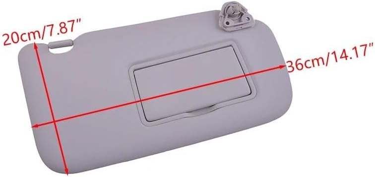 車用サンバイザー 車用フロント右サンバイザーサンシェード メイク