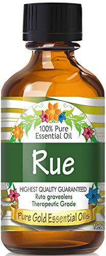 Pure Gold Rue Essential Oil, 100% Natural & Undiluted, 60ml