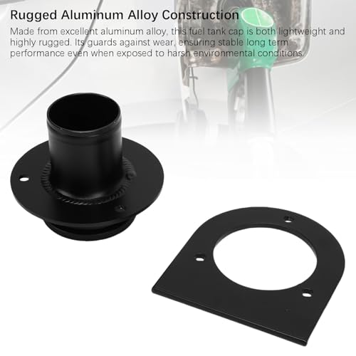 Bouchon de gaz avec support aluminium robuste 2 pouces flexible pour réservoir noir - 3