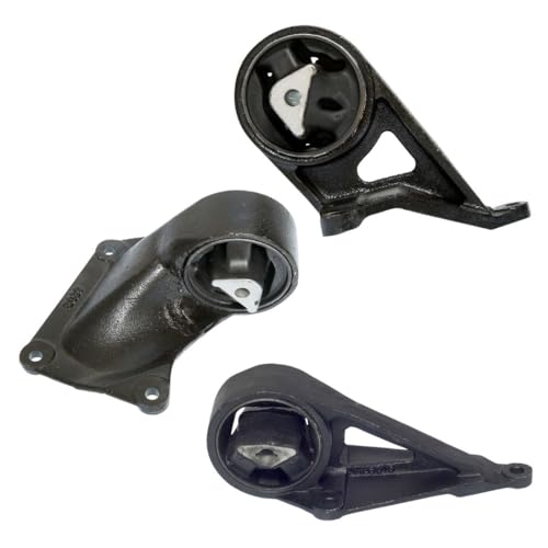 Auto Buffy Engine Motor & Trans Mount 3PCS Set Fit 1999-2004 Jeep Grand Cherokee 4.0L RWD Replacement for 3019 A3019 3039 A3039 2988 A2988