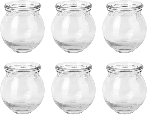 1 set di 6 pezzi di terapia di coppettazione in vetro Set di coppettazione per coppettazione sottovuoto Dispositivo per coppettazione coppettazione Massaggio coppettazione per il fuoco Salute cinese(C