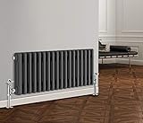 radiadores hierro fundido roca duba 15 años de garantía NRG - Radiador horizontal de hierro fundido (300 x 830 mm), color gris