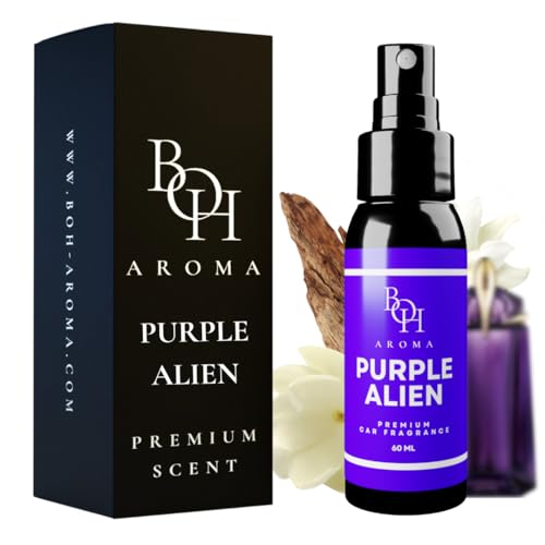 ALIEN - Profumo per auto e deodorante per interni, neutralizza gli odori in auto, profumo per auto con il proprio profumo, accessori per interni auto, 60 ml