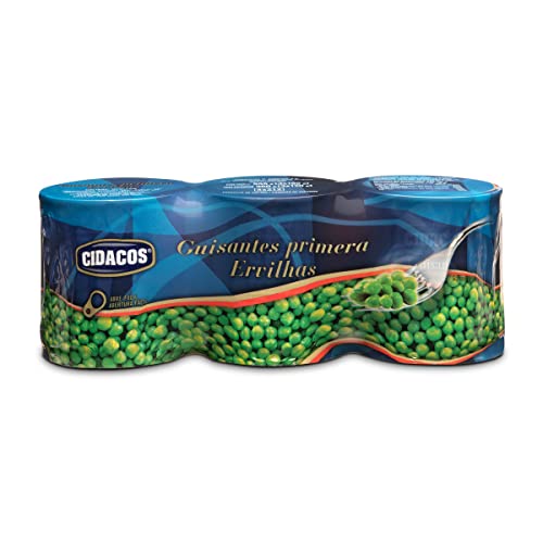 CIDACOS guisantes pack 3 unidades x 120 gr