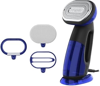 Conair Turbo ExtremeSteam 1875 Watt Handheld Fabric, 2-in-1 Steam and Iron Garment Steamer, One Size, Black/Blue