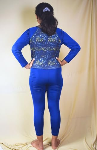 Image of Aqua Holic Unisex Swimming And Skating Full Suit For Girls - Comfortable, Quick-Dry,UV Protection, Stretchable Fabric