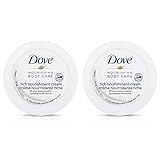 Dove Nourishing Body Care Face, Hand and Body Rich Nourishment Cream for Extra Dry Skin with 48 Hour Moisturization, 2.53 FL OZ (Pack of 2)