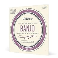 Warm, Bright Tone: Known for their authentic sound and reliable performance, D'Addario banjo strings offer a warm, bright, and well balanced tone Stainless Steel: This set features stainless steel for a bright tone, smooth feel and long life, and loo...