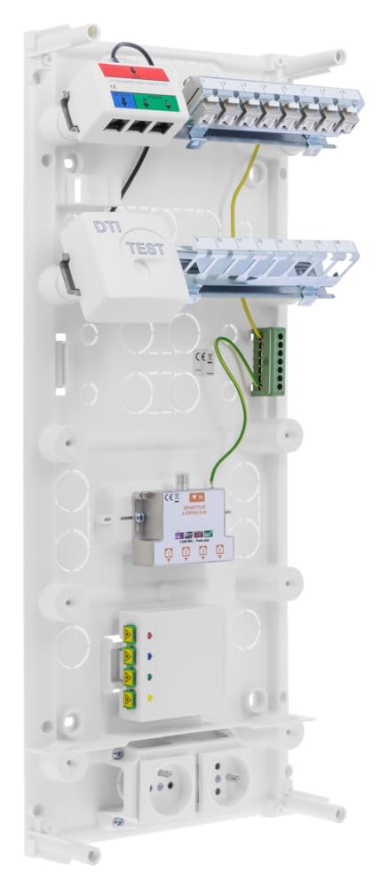 SIEMENS - Coffret De Communication Grade 3 TV - 8 RJ45