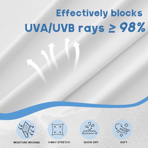 Fishing Shirt for Men Long Sleeve UPF 50+ UV Sun Protection Swim Shirt Rash Guard for Men #10343