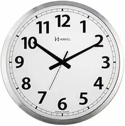 Relógio De Parede 30 Cm Aluminio Herweg 6711