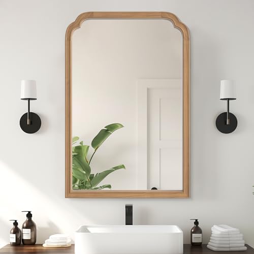 WallBeyond Wood Bathroom Mirrors for Wall Mounted, 24" x 36" Rust...