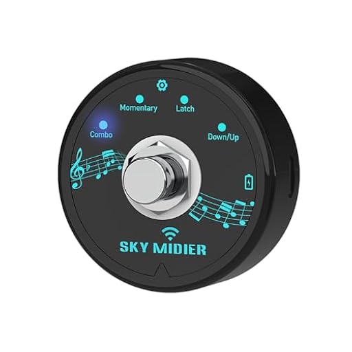 HUIOP Pedal de efecto MIDI BT Mini controlador MIDI Controlador de efectos de software Controlador MIDI USB Pedal inalámbrico compacto portátil recargable Transmisión de datos Sin retrasos Conexión | Ya disponible en tu tienda friki favorita! En mundofriki.es! HUIOP Pedal de efecto MIDI BT Mini controlador MIDI Controlador de efectos de software Controlador MIDI USB Pedal inalámbrico compacto portátil recargable Transmisión de datos Sin retrasos Conexión | Ya disponible en tu tienda friki favorita! En mundofriki.es!