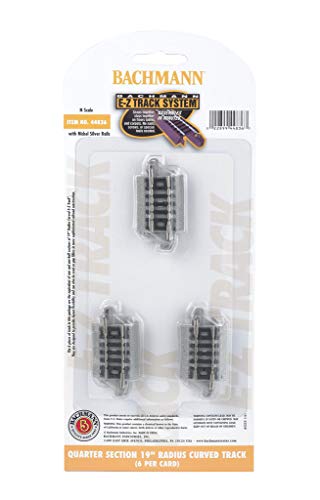 Rails courbes N Bachmann E-Z Track 48,3 cm modélisme ferroviaire train miniature