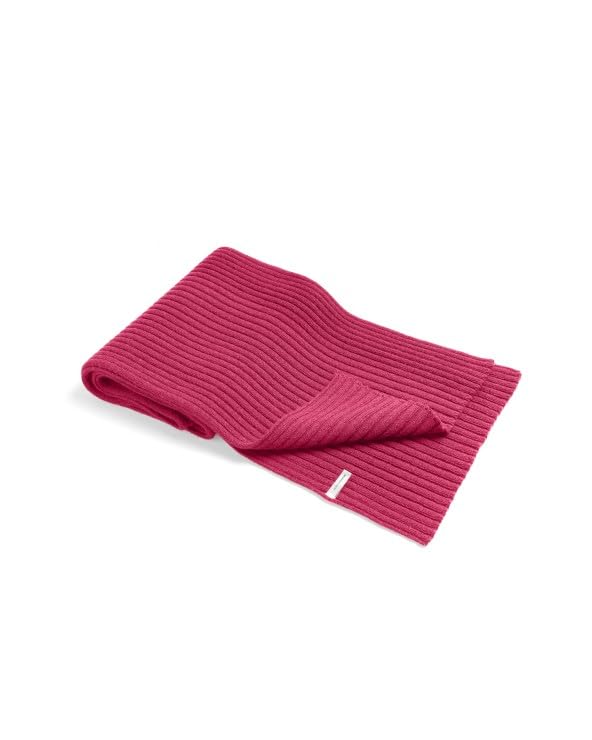 Bufanda unisex de invierno 100% cachemira 180 x 30 cm – Diseño acanalado – Made in Italy