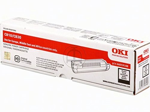 Toner black OKI C 810 DN pour des impressions nettes de 8000 pages