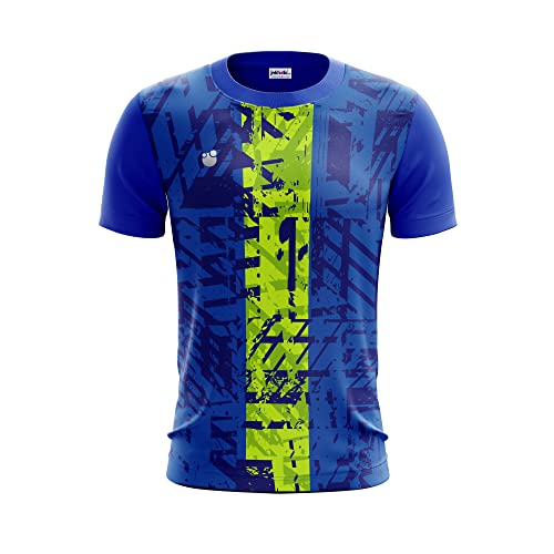 Image of Inkholic Men's Round Collar Football Jersey Multicolored INK1900