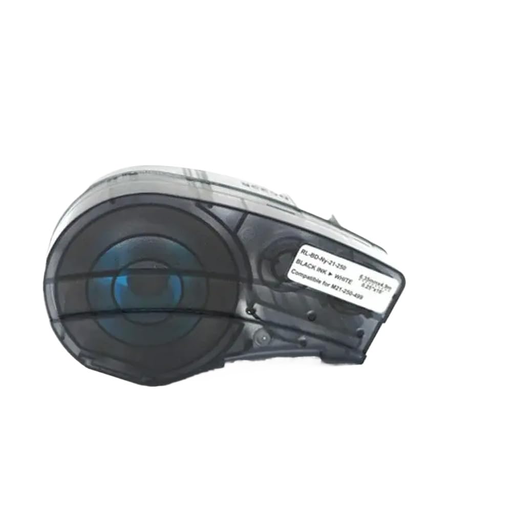 Cartuccia per etichette in poliolefina M21-250-C-342 M21-187-C-342 M21-125-C-342 M21-375-C-342 Compatibile con nastro per etichette per stampante BMP21-PLUS LAB 1 pezzo(187-YL)