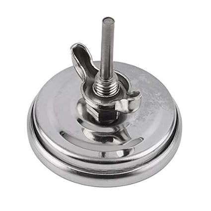 PRAV 1X(Stainless Steel Oven Thermometers BBQ Smoker Pit Grill Thermometer Temp V5X5