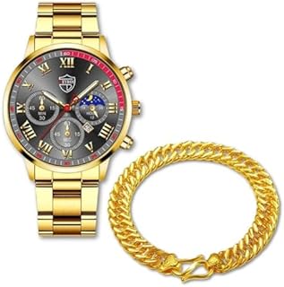 Relógio masculino premium sucesso e poder + pulseira - "vanguard"