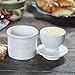 Butter Bell - The Original Butter Bell crock by L Tremain, a Countertop French Ceramic Butter Dish Keeper for Spreadable Butter, Café Matte Collection, White Matte