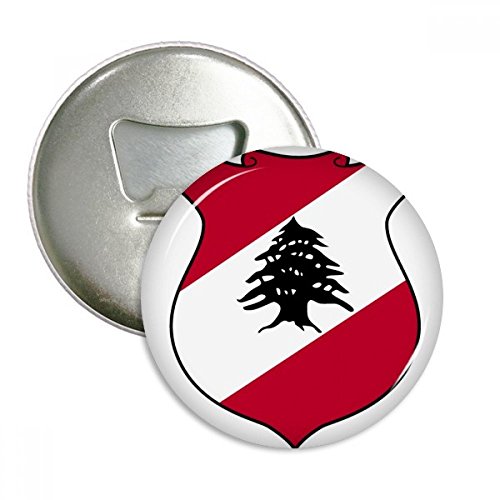 Botella laos asia redonda nacional emblema abridor imanes insignia del botón del regalo 3pcs