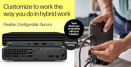 Image of HP Elite Mini 800 G9 Business Desktop Computer PC | Intel i7-14700 20-Core up to 5.4GHz | 16GB DDR5 | 512GB SSD | Windows 11 Pro | WiFi 6 | Compact Office Computer | Keyboard & Mouse Included