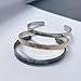 RENYILIN 3PCS Stainless steel cuff bracelet Medical alert ID Emergency first Aid bracelet (Bee Allergy)