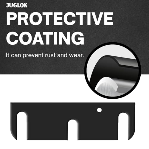 Image of Heavy Duty Door Hinge Shims 12 Pack (C-Shape Slot with Offset Screw Layout), High-Strength Metal Shims with Anti-Corrosion Coating for Door Alignment & Repair, Residential & Commercial Use (3.5 Inch)